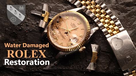 water damaged rolex for sale|Rolex repairs near me cost.